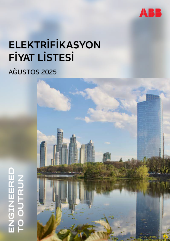 ABB Ağustos 2025 Elektrifikasyon Fiyat Listesi