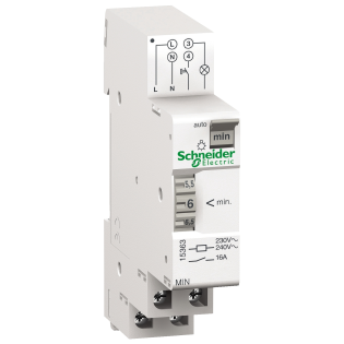 Schneider Electric 15363, Acti 9 MIN, 16 Amper, Elektromekanik Zamanlayıcı, 1-7 dk Ayarlı