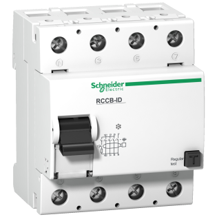 Schneider Electric 16920, Acti 9 iID, 125 Amper, 30mA, A-SI Tip, Kaçak Akım Koruma Rölesi, 4 Kutuplu (3 Faz+Nötr)