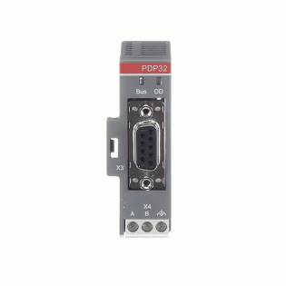 ABB 1SAJ242000R0001, PDP32, UMC, Evrensel Motor Koruma Sistemi için Profibus-DP Haberleşme Modülü