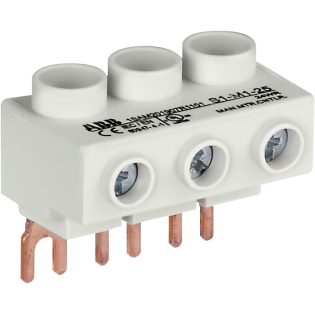 ABB 1SAM201907R1101, S1-M1-25, MS116-MS132-MO132 Motor Koruma Şalteri için Besleme Terminali, 65 Amper, Yassı Tip