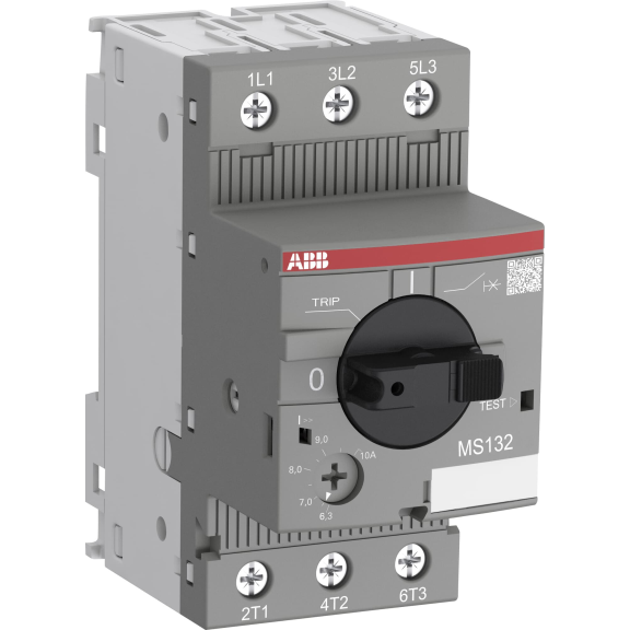 ABB 1SAM350000R1001, MS132-0.16, MS132 Serisi, 0.1-0.16 Amper, 0.03 kW, Motor Koruma Şalteri, 100 kA