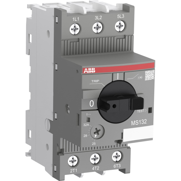 ABB 1SAM350000R1015, MS132-32, MS132 Serisi, 25-32 Amper, 15 kW, Motor Koruma Şalteri, 50 kA