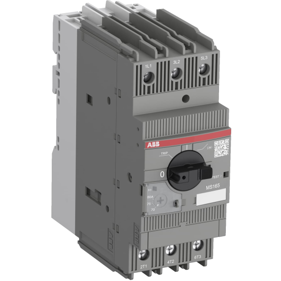 ABB 1SAM451000R1016, MS165-54, MS165 Serisi, 40-54 Amper, 22 kW, Motor Koruma Şalteri, 50 kA