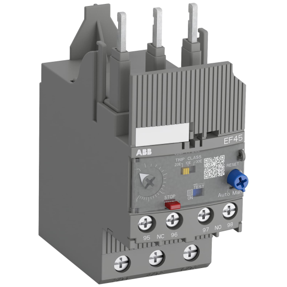 ABB 1SAX221001R1101, EF45-30, EF Serisi, 9-30 Amper, AF26-AF38 Kontaktörler için Elektronik Termik Röle