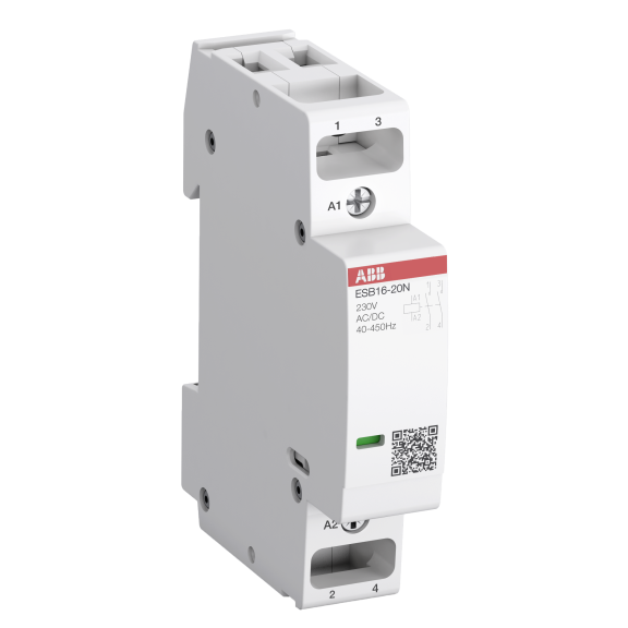 ABB 1SBE111111R0611, ESB16-11N, ESB, 16 Amper, 1NA+1NK, Sessiz Kontaktör, 230 Volt AC/DC