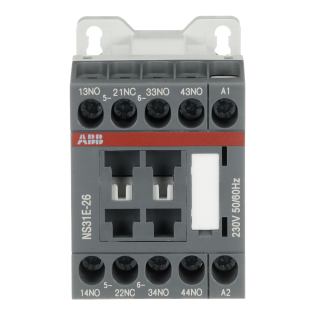ABB 1SBH101001R2631, NS31E, NS Serisi, 3NA+1NK, Mini Yardımcı Kontaktör, 230 Volt AC