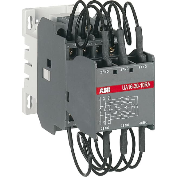 ABB 1SBL181024R8410, UA 16-30-10 RA, UA Serisi, 12.5 kVar, Kompanzasyon Kontaktörü, 110 Volt AC, 1NA