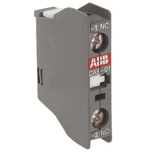 ABB 1SBN010010R1001, CA5-01, UA Serisi, UA30-UA110 Kompanzasyon Kontatörleri İçin Yardımcı Kontak Blok, 1NK