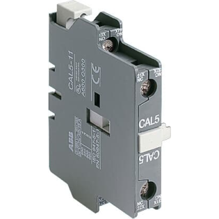 ABB 1SBN010020R1011, CA5-11, UA Serisi, UA16-UA75 Kompanzasyon Kontatörleri İçin Yana Geçmeli Tip Yardımcı Kontak Blok, 1NA+1NK