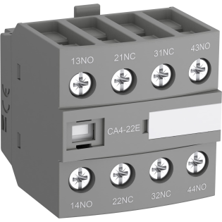 ABB 1SBN010140R1022, CA4-22E, AF Serisi, AF26-AF96 Kontatörler İçin Yardımcı Kontak Blok, 2NA+2NK