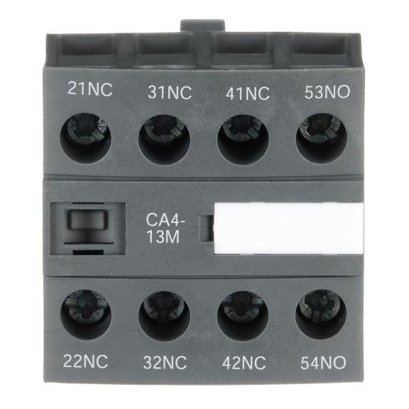 ABB 1SBN010140R1113, CA4-13M, AF Serisi, AF09-AF16-30-10 Kontatörler İçin Yardımcı Kontak Blok, 1NA+3NK
