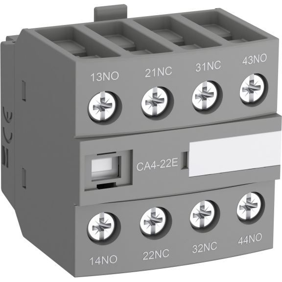 ABB 1SBN010140R1322, CA4-22U, AF Serisi, AF09-AF16-30-01 Kontatörler İçin Yardımcı Kontak Blok, 2NA+2NK