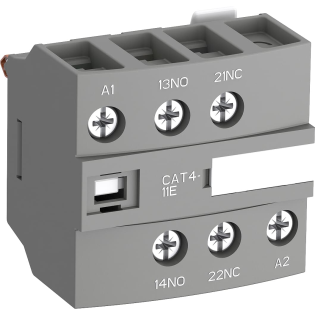 ABB 1SBN010151R1111, CAT4-11M, AF Serisi, AF09-AF16-30-10 Kontatörler İçin Besleme Terminalli Yardımcı Kontak Blok, 1NA+1NK