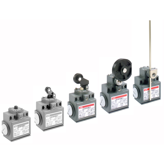 ABB 1SBV011011R1211, LS72P11B11, Komple Plastik Nihayet Şalteri, Doğrusal Hareketli Kafa, Metal Pim, 1NA+1NK