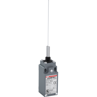 ABB 1SBV011991R1211, LS32M91B11, Komple Metal Nihayet Şalteri, Çok Yönlü Kafa, Spiral Telli Kol(Kedi Bıyığı), 1NA+1NK