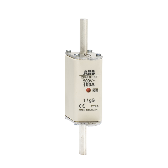 ABB 1SCA022627R4650, OFAF1H250, 250 Amper, gG Tipi, Çift Göstergeli, Bıçaklı Sigorta, NH1