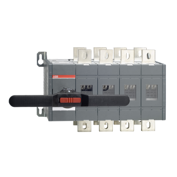 ABB 1SCA022872R1500, OT1000E04CP, 1000 Amper, 4 Kutuplu, Manuel Transfer Şalteri, 1-0-2 Konumlu
