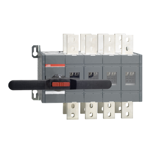 ABB 1SCA022872R2310, OT1600E04CP, 1600 Amper, 4 Kutuplu, Manuel Transfer Şalteri, 1-0-2 Konumlu