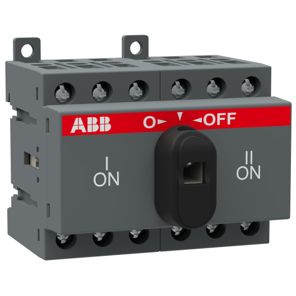 ABB 1SCA104863R1001, OT25F3C, 25 Amper, 3 Kutuplu, Manuel Transfer Şalteri, 1-0-2 Konumlu