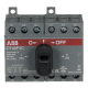 ABB 1SCA104913R1001, OT40F3C, 40 Amper, 3 Kutuplu, Manuel Transfer Şalteri, 1-0-2 Konumlu