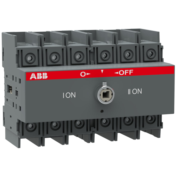 ABB 1SCA105008R1001, OT100F3C, 100 Amper, 3 Kutuplu, Manuel Transfer Şalteri, 1-0-2 Konumlu
