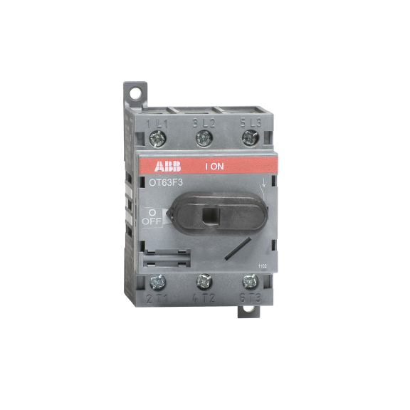 ABB 1SCA105332R1001, OT63F3, OT Serisi, 63 Amper, 3 Kutuplu, Sigortasız Yük Ayırıcı, 1.4kA