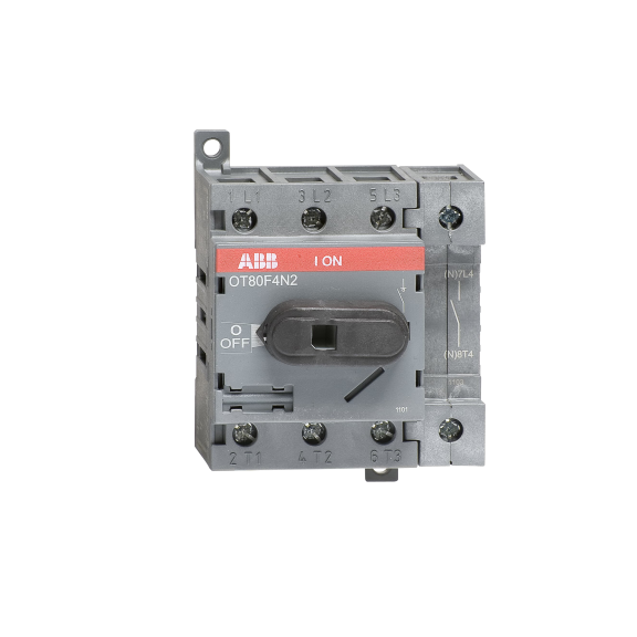 ABB 1SCA105413R1001, OT80F4N2, OT Serisi, 80 Amper, 4 Kutuplu, Sigortasız Yük Ayırıcı, 2.1kA