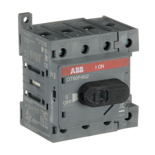 ABB 1SCA105413R1001, OT80F4N2, OT Serisi, 80 Amper, 4 Kutuplu, Sigortasız Yük Ayırıcı, 2.1kA
