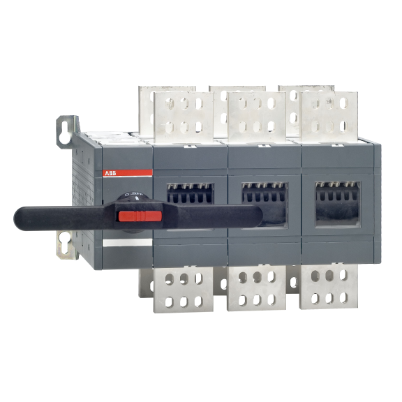 ABB 1SCA105615R1001, OT2500E03CP, 2500 Amper, 3 Kutuplu, Manuel Transfer Şalteri, 1-0-2 Konumlu