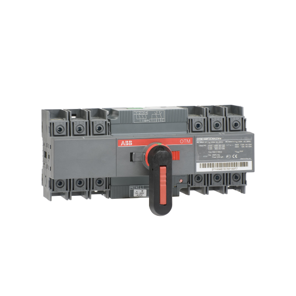 ABB 1SCA120071R1001, OTM100F3CMA230V, 100 Amper, 3 Kutuplu, Motorlu Transfer Şalteri, 1-0-2 Konumlu