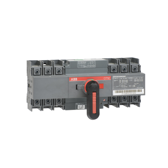 ABB 1SCA120093R1001, OTM80F3CMA230V, 80 Amper, 3 Kutuplu, Motorlu Transfer Şalteri, 1-0-2 Konumlu