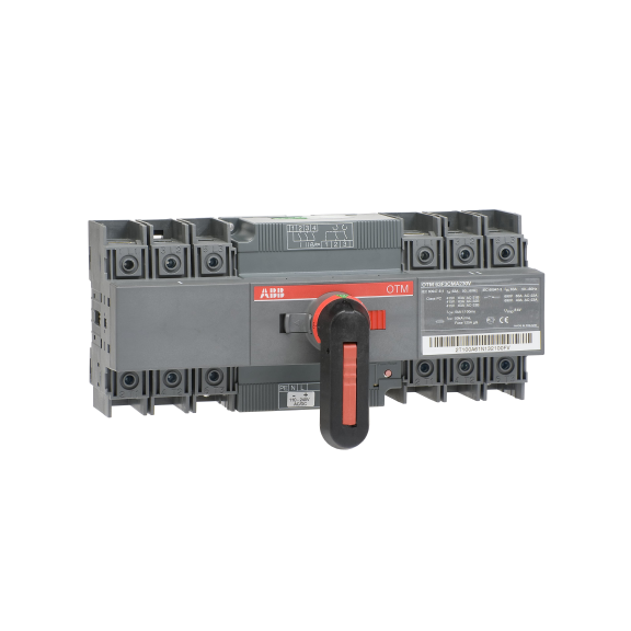 ABB 1SCA120095R1001, OTM63F3CMA230V, 63 Amper, 3 Kutuplu, Motorlu Transfer Şalteri, 1-0-2 Konumlu
