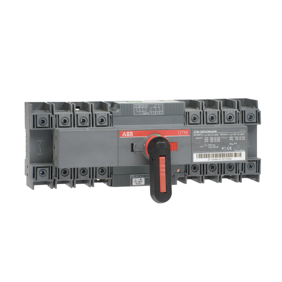 ABB 1SCA120097R1001, OTM125F4CMA230V, 125 Amper, 4 Kutuplu, Motorlu Transfer Şalteri, 1-0-2 Konumlu