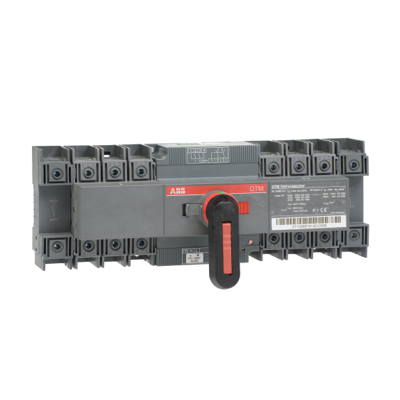 ABB 1SCA120098R1001, OTM100F4CMA230V, 100 Amper, 4 Kutuplu, Motorlu Transfer Şalteri, 1-0-2 Konumlu