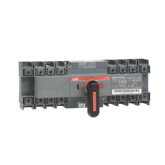 ABB 1SCA120100R1001, OTM80F4CMA230V, 80 Amper, 4 Kutuplu, Motorlu Transfer Şalteri, 1-0-2 Konumlu