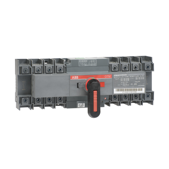 ABB 1SCA120101R1001, OTM63F4CMA230V, 63 Amper, 4 Kutuplu, Motorlu Transfer Şalteri, 1-0-2 Konumlu