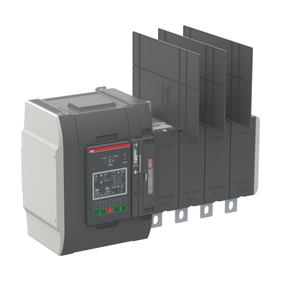 ABB 1SCA150934R1001, OXB800E3S2QB, TruONE ATS, 800 Amper, 4 Kutuplu, Seviye 2, Otomatik Transfer Şalteri