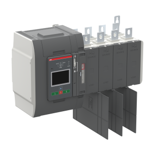 ABB 1SCA150939R1001, OXB800E3S4QT, TruONE ATS, 800 Amper, 4 Kutuplu, Seviye 4, Otomatik Transfer Şalteri, Dokunmatik Ekranlı
