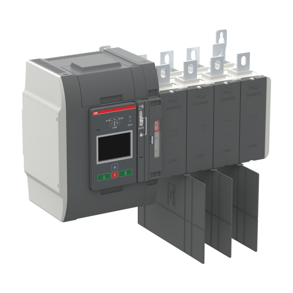 ABB 1SCA151061R1001, OXB630E3S4QT, TruONE ATS, 630 Amper, 4 Kutuplu, Seviye 4, Otomatik Transfer Şalteri, Dokunmatik Ekranlı