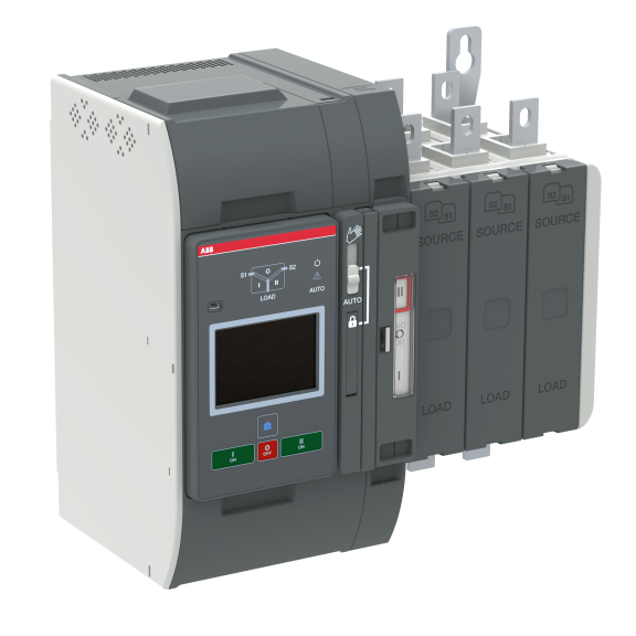 ABB 1SCA152044R1001, OXB200E3X4QT, TruONE ATS, 200 Amper, 3 Kutuplu, Seviye 4, Otomatik Transfer Şalteri, Dokunmatik Ekranlı