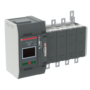 ABB 1SCA152046R1001, OXB315E3S3QB, TruONE ATS, 315 Amper, 4 Kutuplu, Seviye 3, Otomatik Transfer Şalteri, LCD Ekranlı