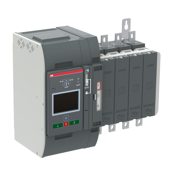 ABB 1SCA153431R1001, OXB200E3S4QB, TruONE ATS, 200 Amper, 4 Kutuplu, Seviye 4, Otomatik Transfer Şalteri, Dokunmatik Ekranlı