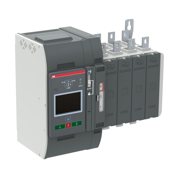 ABB 1SCA153432R1001, OXB200E3S4QT, TruONE ATS, 200 Amper, 4 Kutuplu, Seviye 4, Otomatik Transfer Şalteri, Dokunmatik Ekranlı