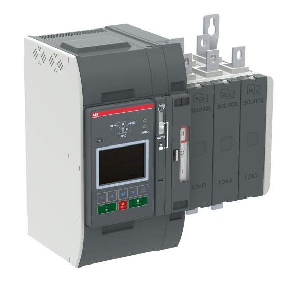 ABB 1SCA153435R1001, OXB200E3X2QB, TruONE ATS, 200 Amper, 3 Kutuplu, Seviye 3, Otomatik Transfer Şalteri, LCD Ekranlı