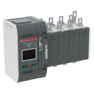 ABB 1SCA153505R1001, OXB315E3S4QT, TruONE ATS, 315 Amper, 4 Kutuplu, Seviye 4, Otomatik Transfer Şalteri, Dokunmatik Ekranlı