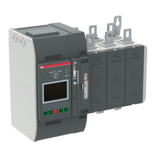 ABB 1SCA153522R1001, OXB400E3X2QB, TruONE ATS, 400 Amper, 3 Kutuplu, Seviye 3, Otomatik Transfer Şalteri, LCD Ekranlı