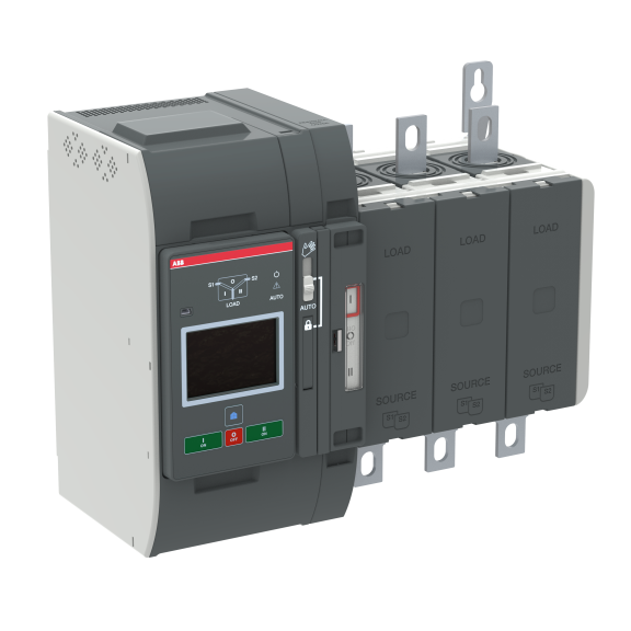 ABB 1SCA153523R1001, OXB400E3X4QB, TruONE ATS, 400 Amper, 3 Kutuplu, Seviye 4, Otomatik Transfer Şalteri, Dokunmatik Ekranlı