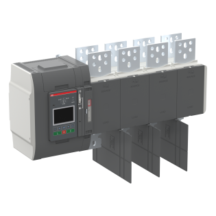 ABB 1SCA153624R1001, OXB1600E3S2QB, TruONE ATS, 1600 Amper, 4 Kutuplu, Seviye 3, Otomatik Transfer Şalteri, LCD Ekranlı