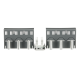 ABB 1SDA066280R1, Tmax XT, XT3 3 Kutuplu Kompakt Şalterler için Soketli Şaltere Dönüştürme Kiti